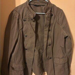 Brown a.n.a. jacket with buttons